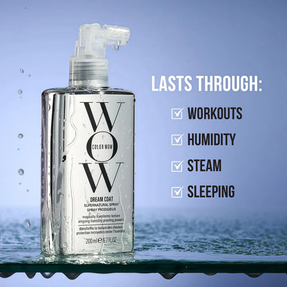 COLOR WOW Dream Coat Supernatural Spray – Keep Your Hair Frizz-Free and Shiny No Matter the Weather with Award-Winning Anti-Humidity Treatment
